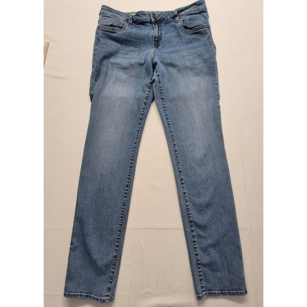 Kut by the Kloth women's Diana skinny denim blue jeans sz 12 stretch classic